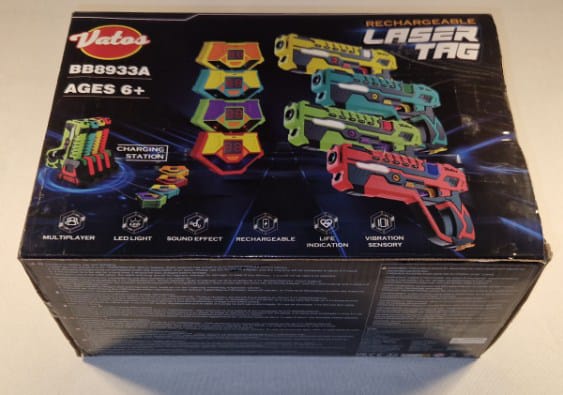 Vatos BB8933A – Akumulatorowy Zestaw Laser Tag dla 4 Graczy