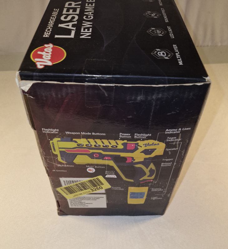 Vatos BB8933A – Akumulatorowy Zestaw Laser Tag dla 4 Graczy